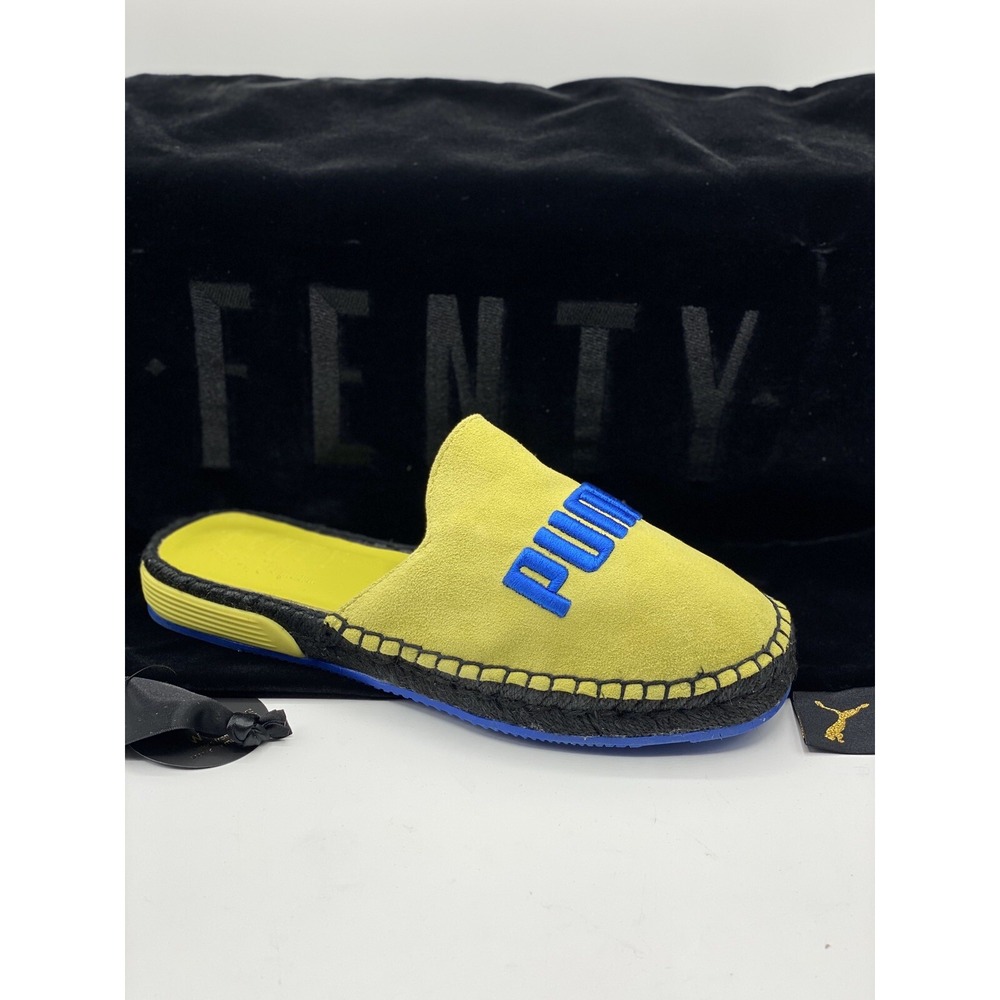 PUMA x Fenty Rihanna Espadrille 6.5 Yellow Shoes NIB